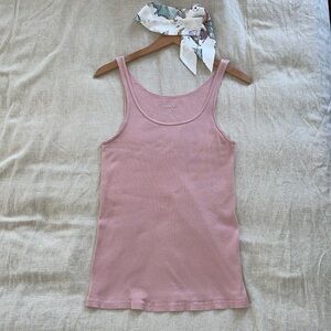 Tank Top J. Crew | Finely ribbed | Color pink | Size L